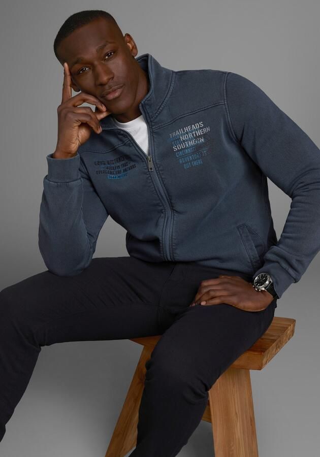 Man's World Sweatvest met print en borduursel - Foto 6