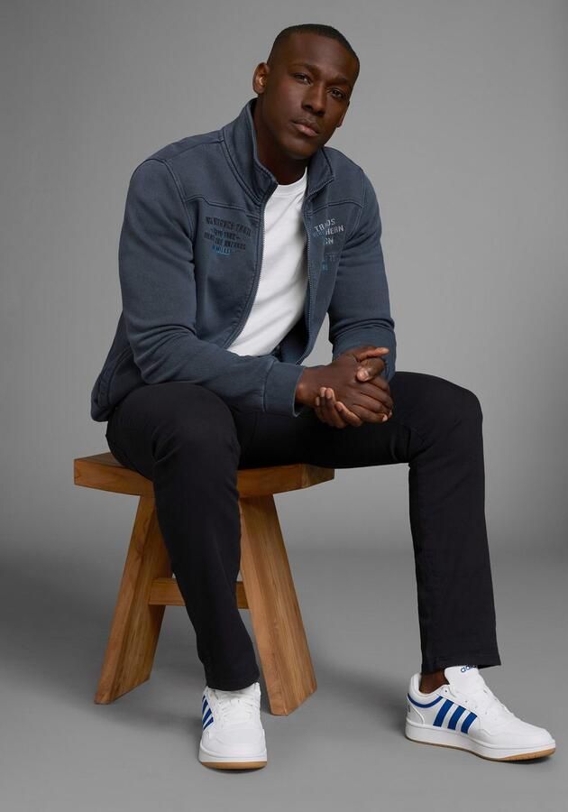 Man's World Sweatvest met print en borduursel - Foto 3