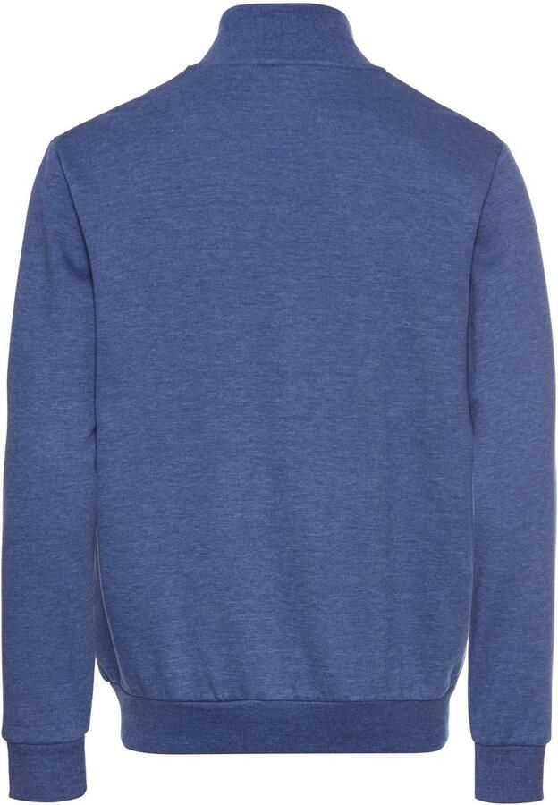 Man's World Sweatvest Opstaande kraag en subtiele logo-opdruk - Foto 5