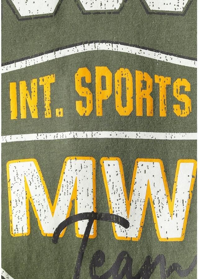 Man's World T-shirt Korte mouwen bedrukt ronde hals van katoen - Foto 2