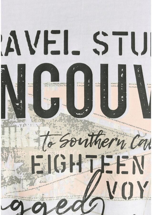 Man's World T-shirt Korte mouwen bedrukt ronde hals van rekbare jersey stof - Foto 2