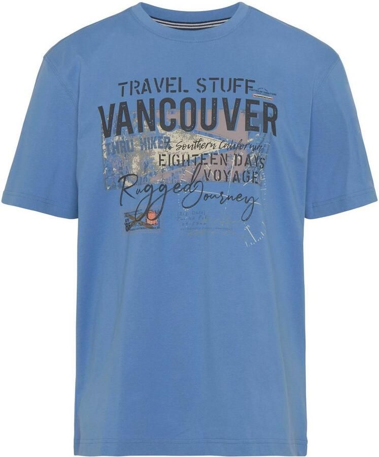 Man's World T-shirt Korte mouwen bedrukt ronde hals van rekbare jersey stof