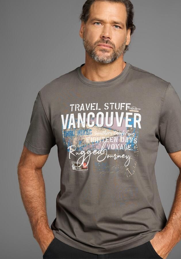 Man's World T-shirt Korte mouwen bedrukt ronde hals van rekbare jersey stof - Foto 6