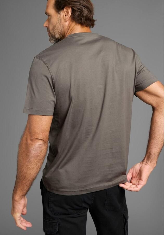 Man's World T-shirt Korte mouwen bedrukt ronde hals van rekbare jersey stof - Foto 2