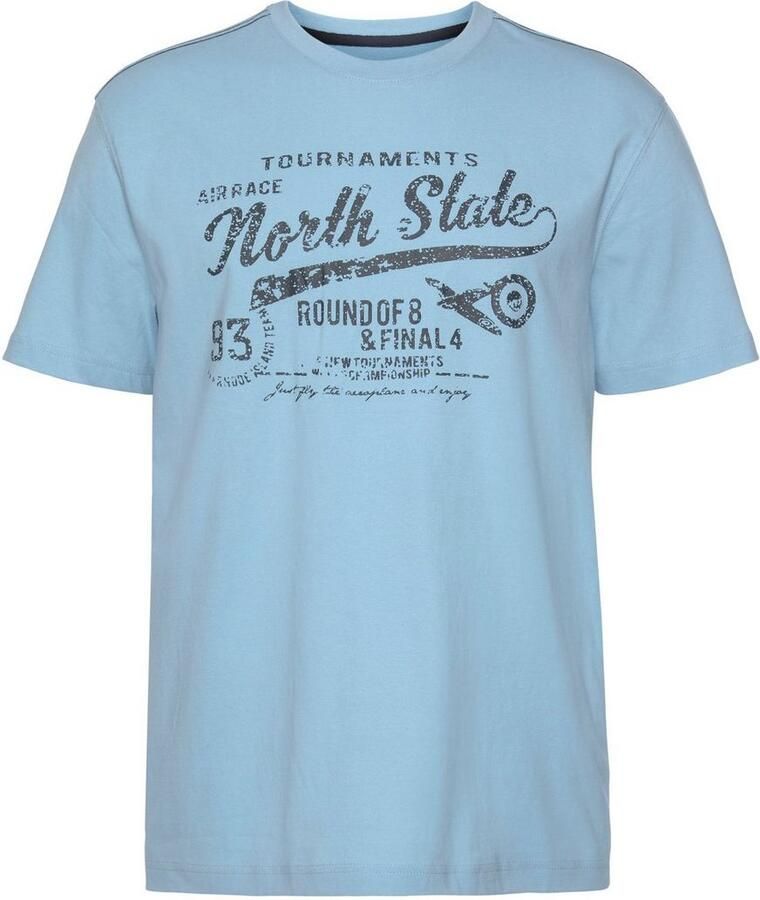 Man's World T-shirt Korte mouwen bedrukt ronde hals van single jersey