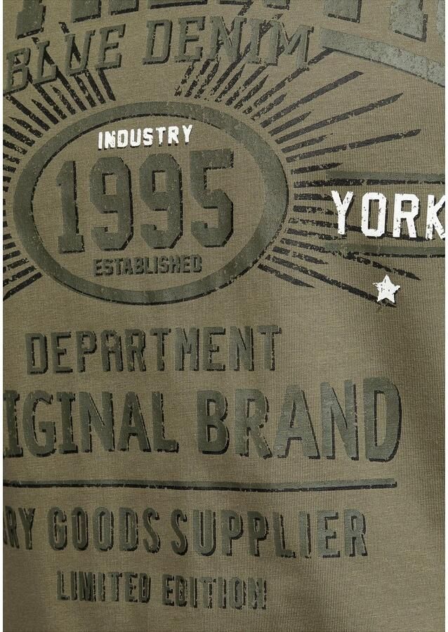 Man's World T-shirt Korte mouwen casual pasvorm bedrukt ontwerp ronde hals - Foto 2