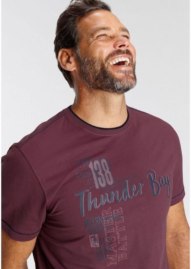 Man's World T-shirt Korte mouwen casual print van katoen - Foto 2