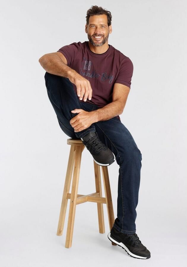 Man's World T-shirt Korte mouwen casual print van katoen - Foto 5