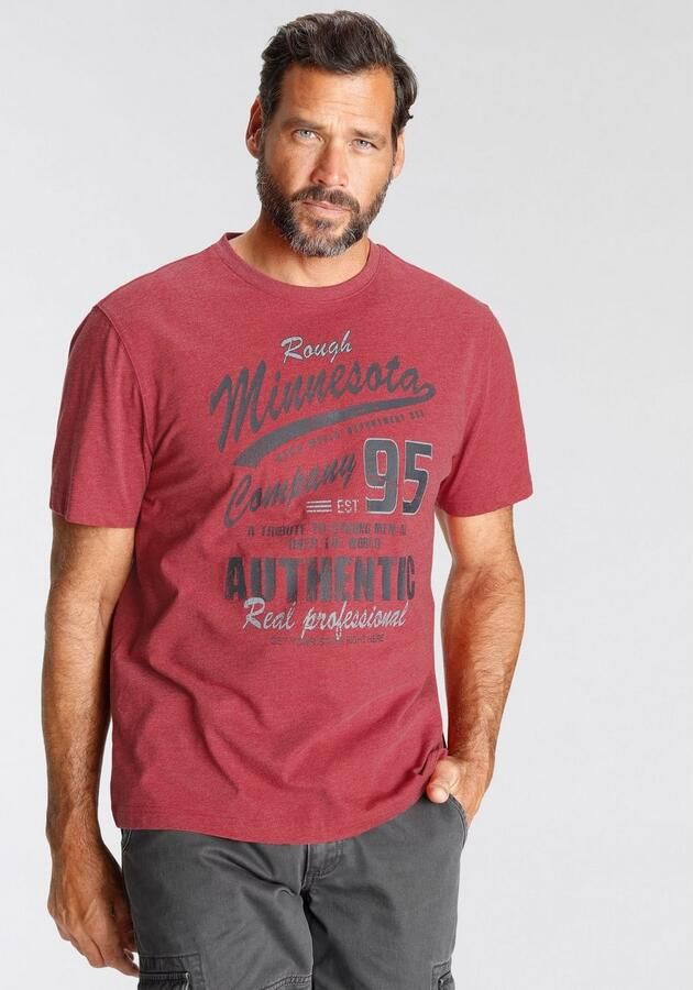 Man's World T-shirt korte mouwen gemêleerde look ronde hals - Foto 5