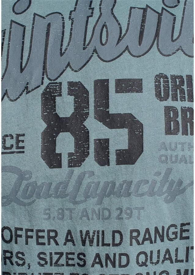 Man's World T-shirt Korte mouwen met stijlvolle print ronde hals van katoen - Foto 3