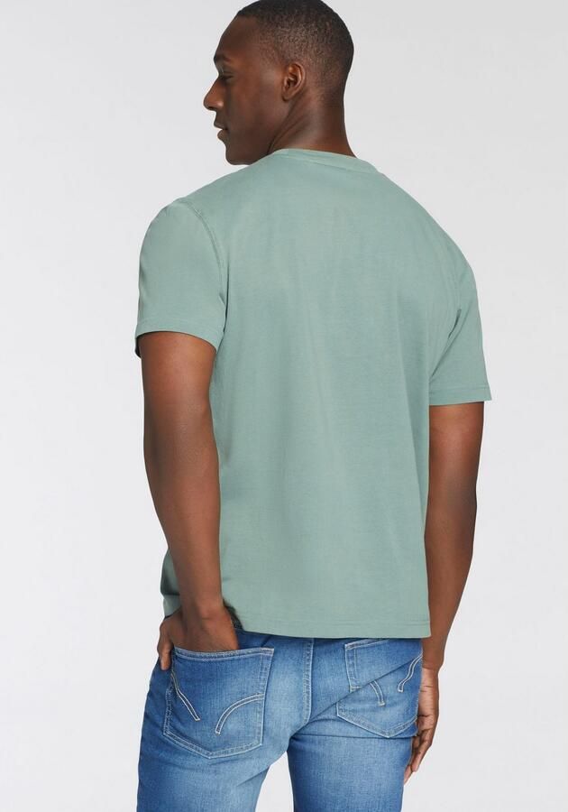 Man's World T-shirt Korte mouwen met stijlvolle print ronde hals van katoen - Foto 6