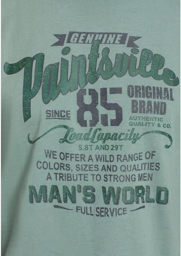 Man's World T-shirt Korte mouwen met stijlvolle print ronde hals van katoen - Foto 3