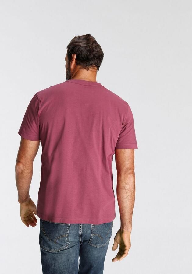 Man's World T-shirt Korte mouwen met stijlvolle print ronde hals van katoen - Foto 5