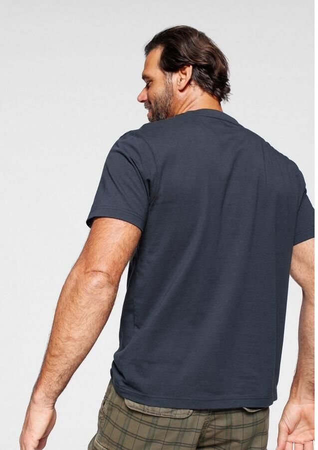 Man's World T-shirt Korte mouwen met stijlvolle print ronde hals van katoen - Foto 4