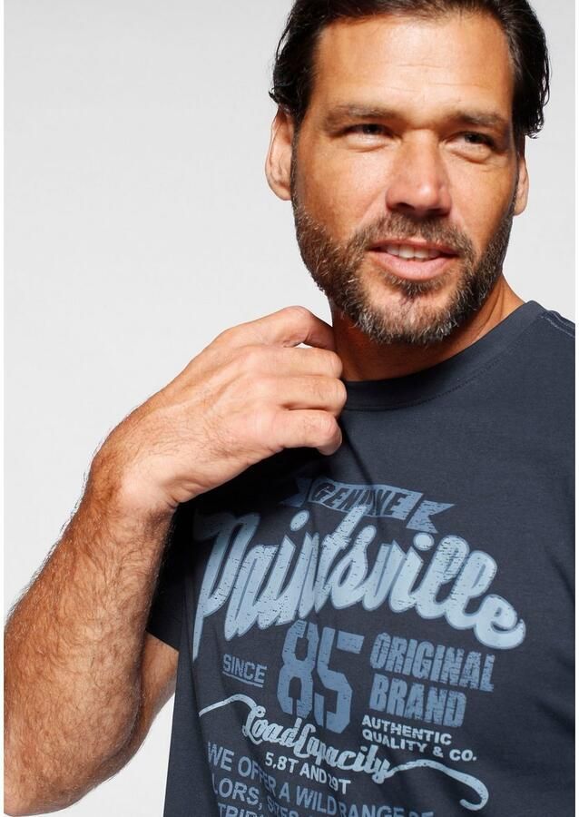 Man's World T-shirt Korte mouwen met stijlvolle print ronde hals van katoen - Foto 2