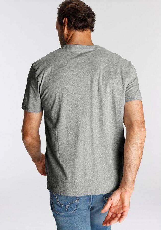 Man's World T-shirt Nieuwe kleuren! Korte mouw effen kleur ronde hals van katoen(3-delig Set van 3) - Foto 6