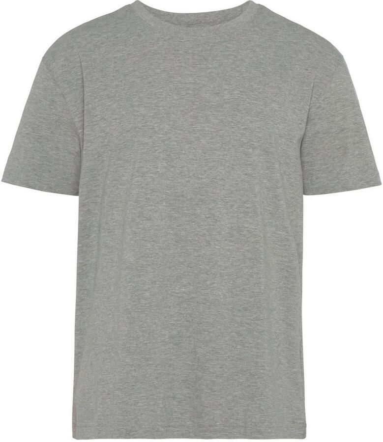 Man's World T-shirt Nieuwe kleuren! Korte mouw effen kleur ronde hals van katoen(3-delig Set van 3)