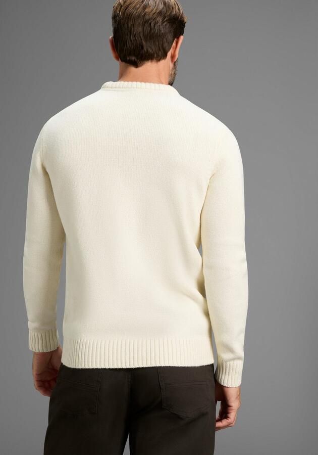 Man's World Trui met ronde hals Nieuwe collectie! Tijdloze & veelzijdige basic style gemêleerde look zacht handvat perfect voor het koudere seizoen - Foto 4
