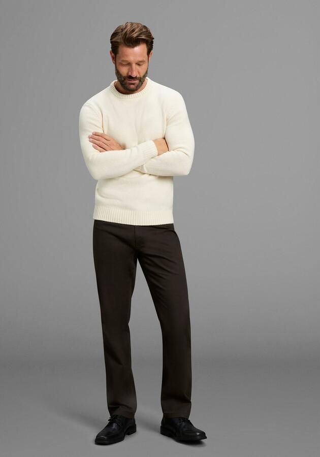 Man's World Trui met ronde hals Nieuwe collectie! Tijdloze & veelzijdige basic style gemêleerde look zacht handvat perfect voor het koudere seizoen - Foto 5