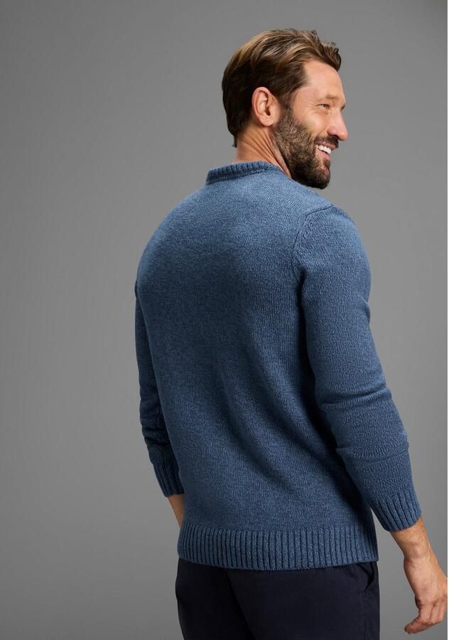 Man's World Trui met ronde hals Nieuwe collectie! Tijdloze & veelzijdige basic style gemêleerde look zacht handvat perfect voor het koudere seizoen - Foto 2