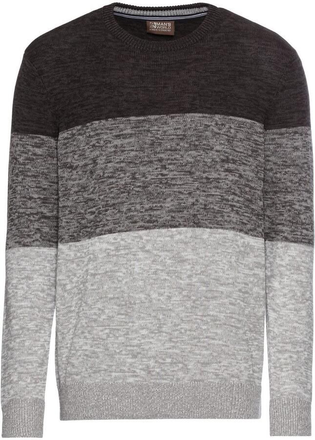 Man's World Trui met ronde hals Tot XL