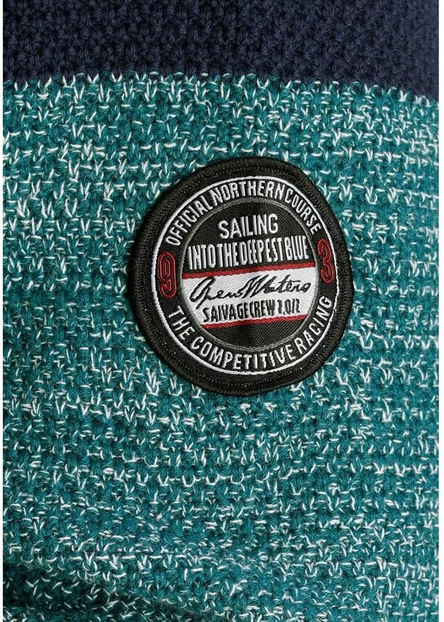 Man's World Trui met ronde hals Tot XL in gemêleerde look - Foto 2