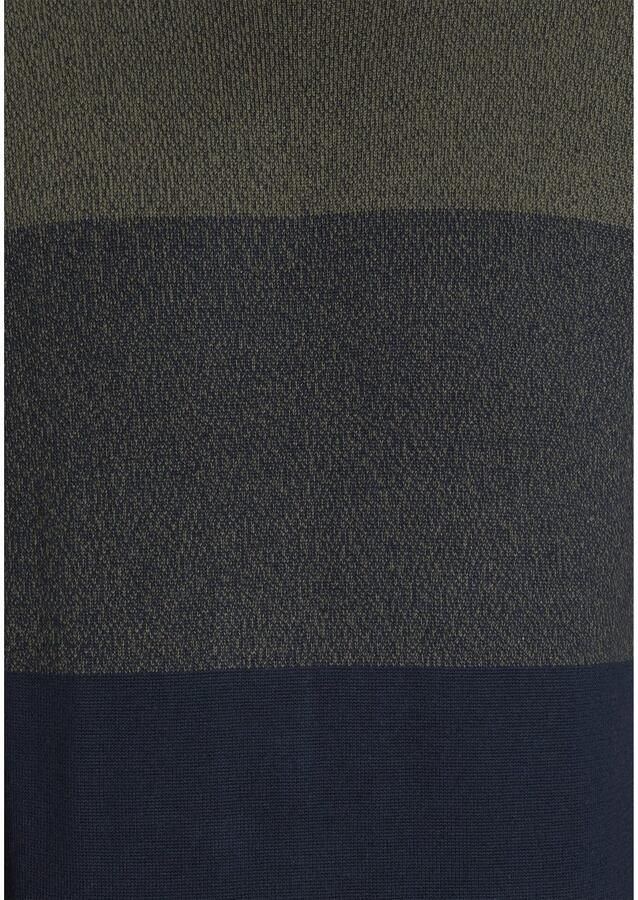 Man's World Trui met ronde hals Tot XL met blokstrepen - Foto 3