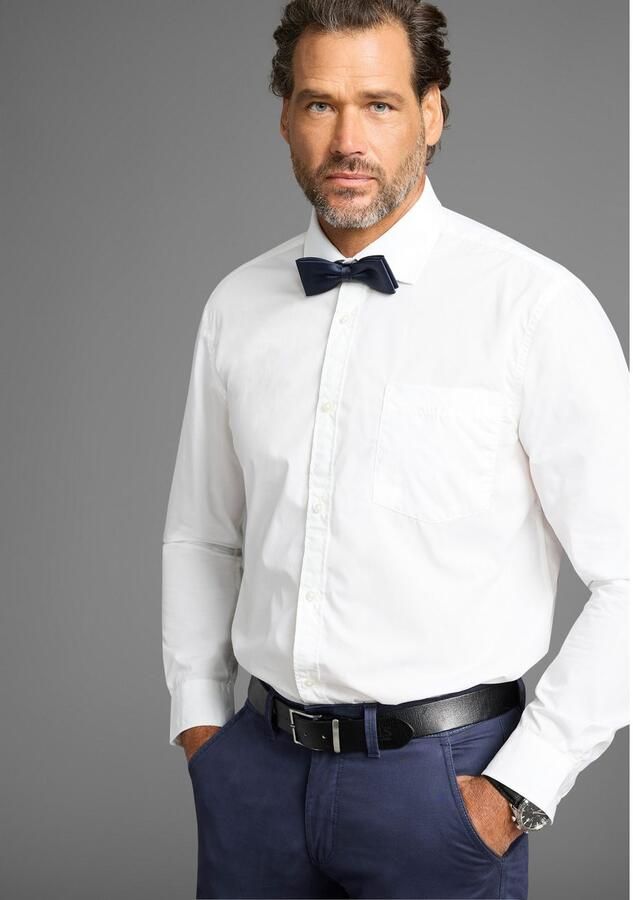 Man's World Vlinderdasje in elegant modieuze slim-vorm nu ook in marine