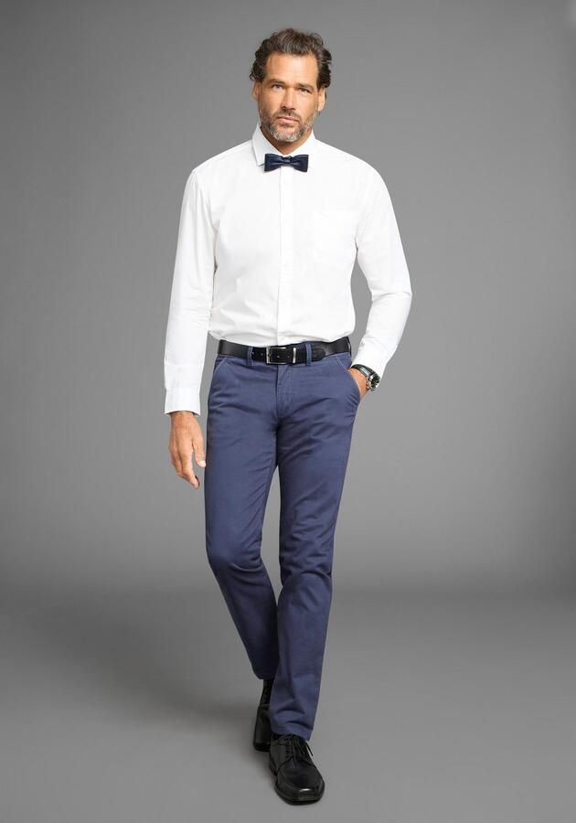 Man's World Vlinderdasje in elegant modieuze slim-vorm nu ook in marine - Foto 3