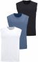 Man's World Muscle-shirt mouwloos basic stijl effen ronde hals (3-delig Set van 3) - Thumbnail 1