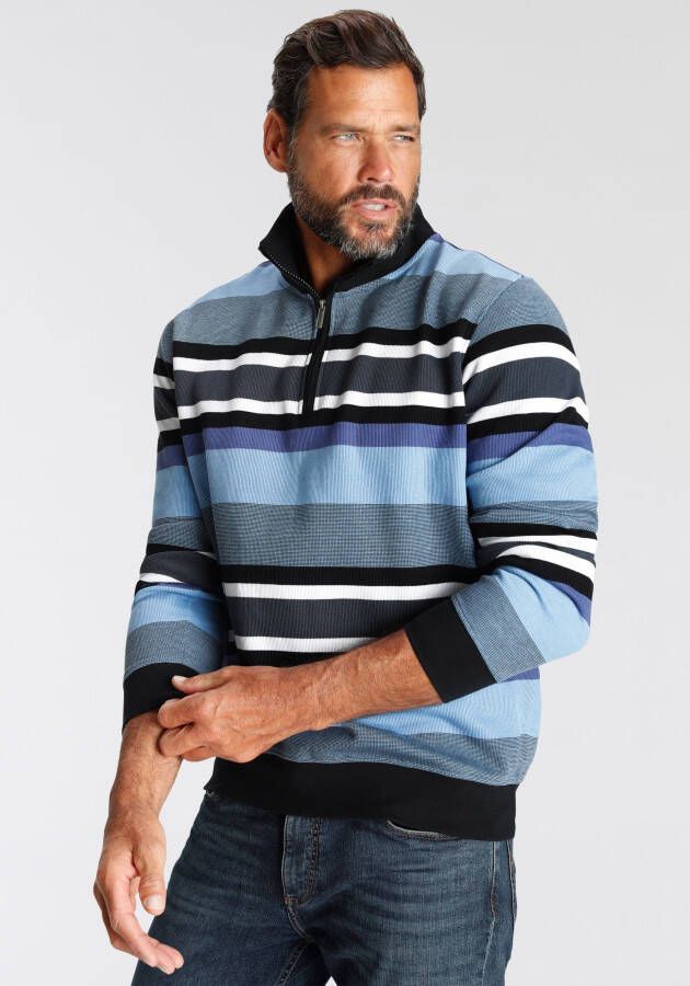 's World Sweatshirt met strepen