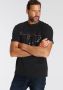 Man's World T-shirt Korte mouw met print ronde hals van katoen ook in grote maten - Thumbnail 1