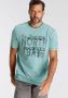 Man's World T-shirt Korte mouw casual pasvorm met coole print ronde hals - Thumbnail 1