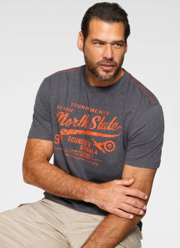 Man's World T-shirt Korte mouwen bedrukt ronde hals van single jersey