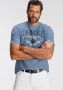 Man's World T-shirt Korte mouwen met print ronde hals van katoen - Thumbnail 1