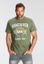 Man's World T-shirt Korte mouwen bedrukt ronde hals van katoen - Thumbnail 1