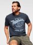 Man's World T-shirt Korte mouwen met stijlvolle print ronde hals van katoen - Thumbnail 1