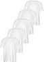 Man's World Shirt met ronde hals Korte mouwen regular fit effen ronde hals van katoen (5-delig Set van 5) - Thumbnail 1