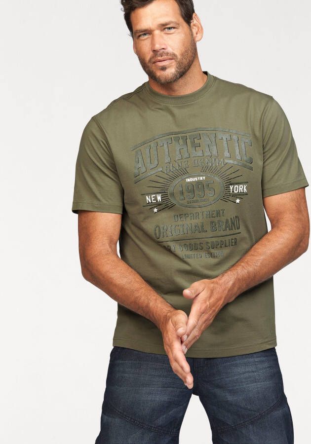 Man's World T-shirt prettig materiaal met een optimale pasvorm