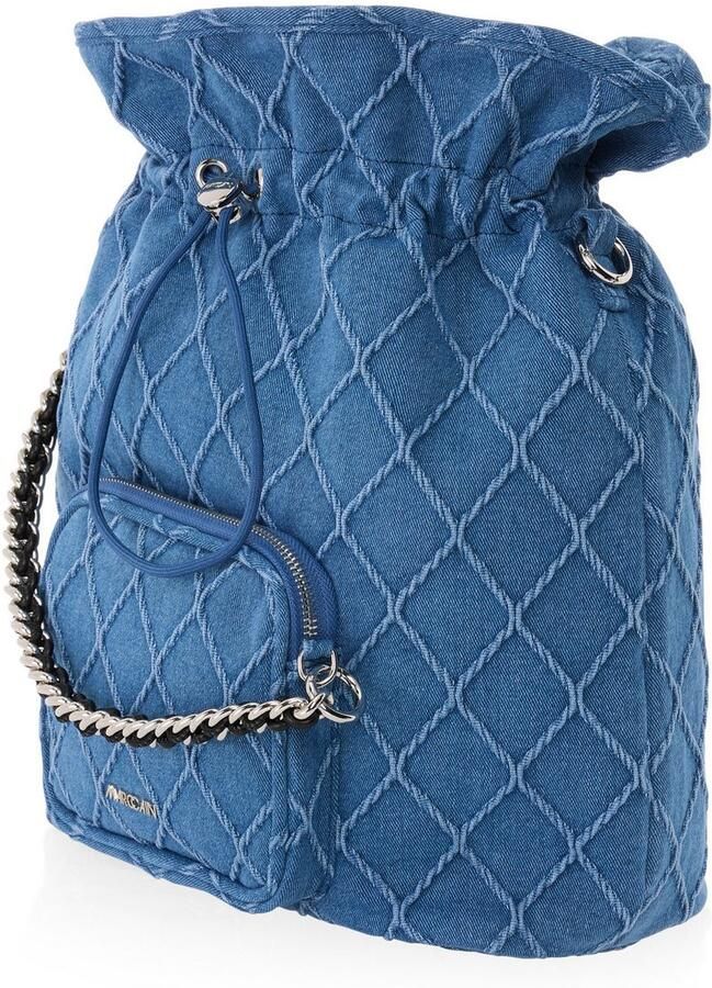 Marc Cain Buideltas Sports Logo ia Handtas hobo bag tas van denimstof - Foto 4