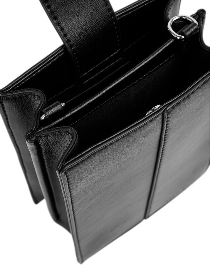 Marc Cain Minibag Heartbreaker telefoontas portemonnee crossbody tas met afneembare schouderriem