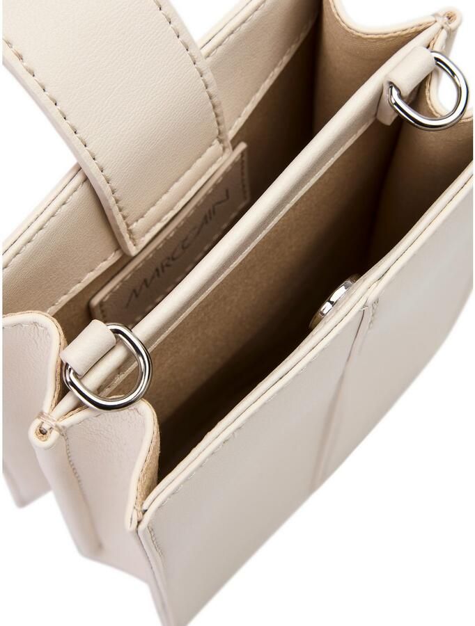 Marc Cain Minibag Heartbreaker telefoontas portemonnee crossbody tas met afneembare schouderriem