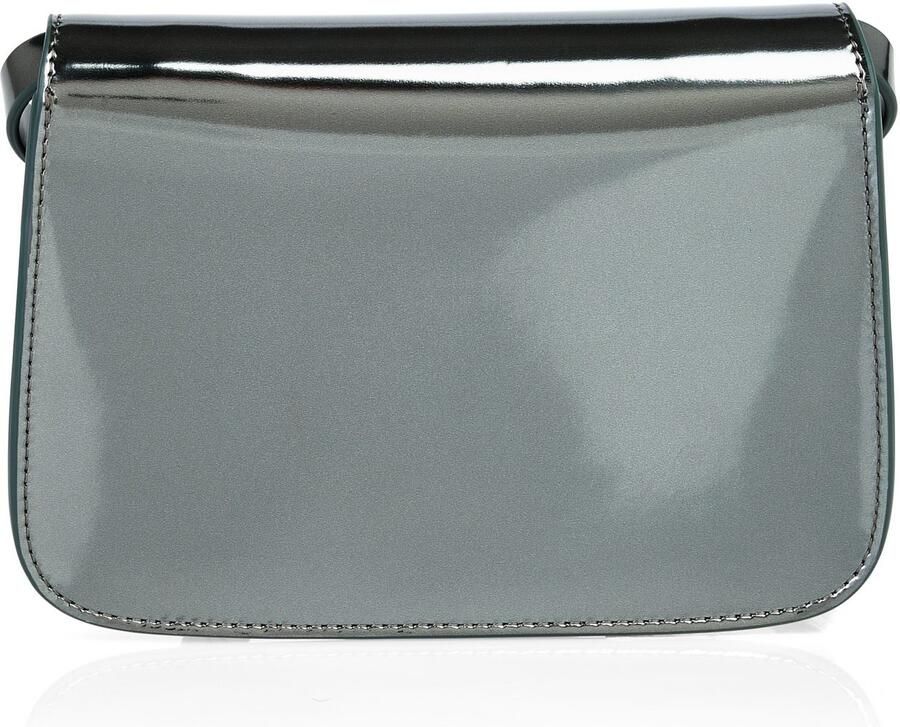 Marc Cain Minibag Noble Neutrals schoudertas crossbody tas mini bag in metallic-look