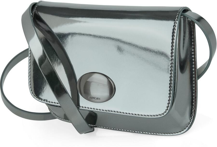 Marc Cain Minibag Noble Neutrals schoudertas crossbody tas mini bag in metallic-look - Foto 5