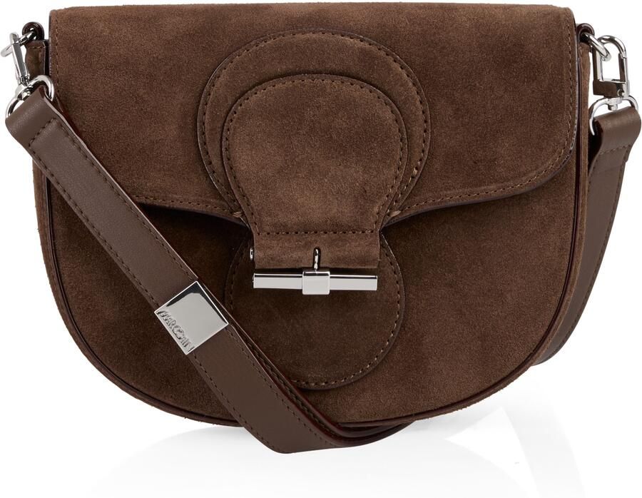 Marc Cain Schoudertas Collections Mystic Plumage Saddlebag schoudertas met afneembare verstelbare schouderriem - Foto 6