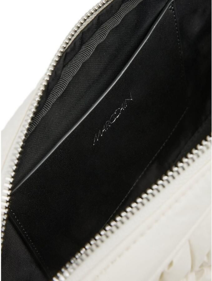 Marc Cain Schoudertas Sports Dodgy Dogs Schoudertas Mini Bag met allover doorgestikt