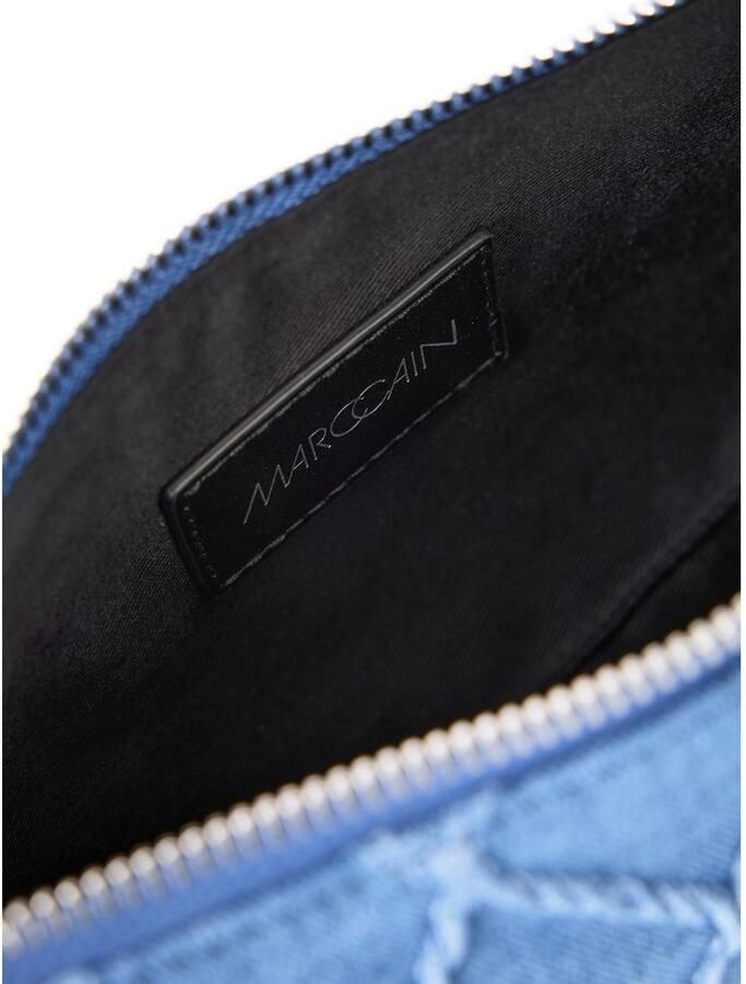 Marc Cain Schoudertas Sports Logo ia Handtas avondtas met modieuze sierstiksels en glitter - Foto 2