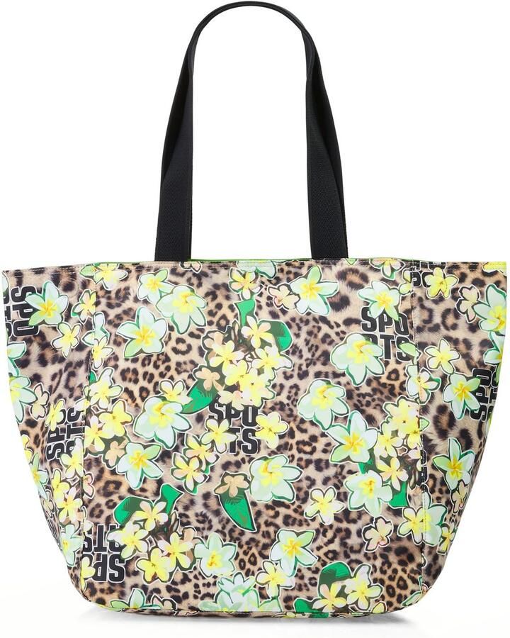 Marc Cain Shopper Happy Classics schoudertas sporttas met opvallende print