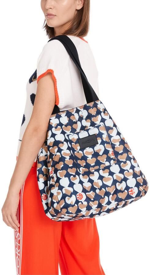 Marc Cain Shopper Happy Classics schoudertas sporttas met opvallende print - Foto 6