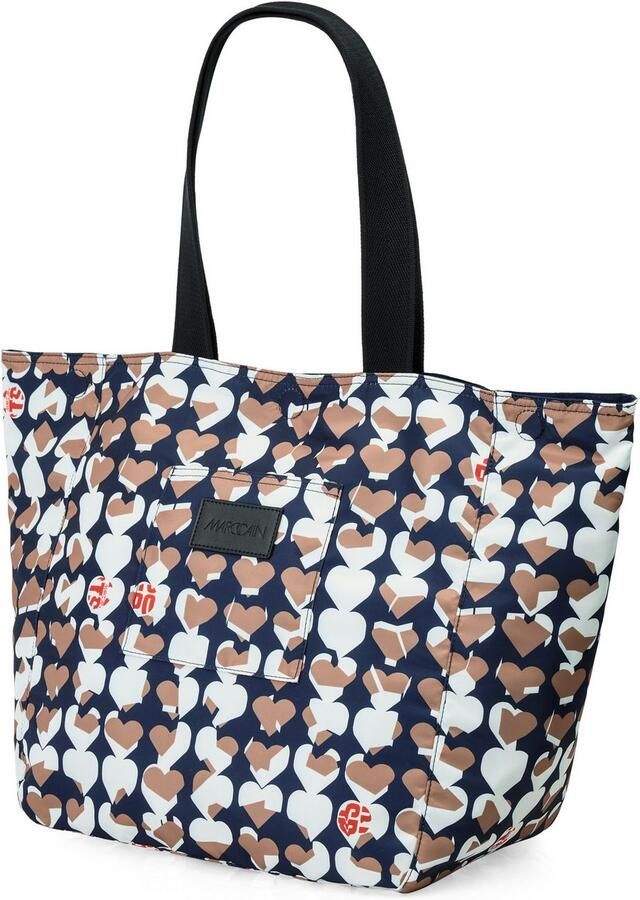 Marc Cain Shopper Happy Classics schoudertas sporttas met opvallende print - Foto 5